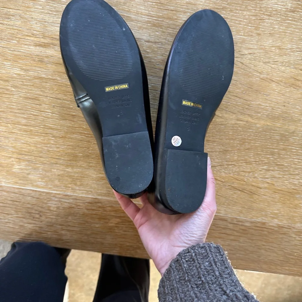 Intentionally Blank Penny Loafers —black - Picture 3 of 4